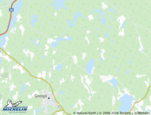 Carte MICHELIN Åsenhöga - ViaMichelin