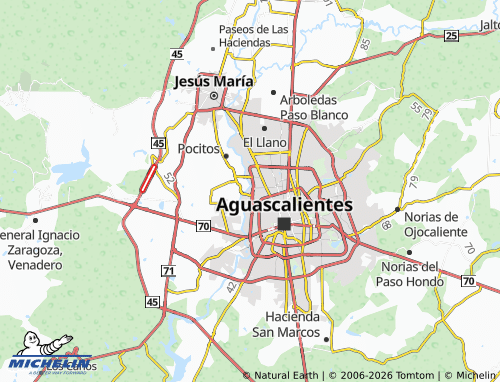 Mapa MICHELIN Los Sauces - ViaMichelin