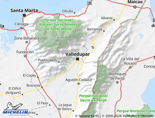 Mappa MICHELIN César - ViaMichelin