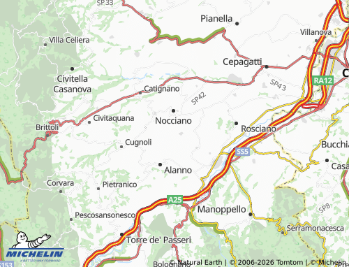 Mapa MICHELIN Rota Giannelli - ViaMichelin