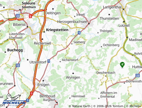 MICHELIN Bittwil map - ViaMichelin