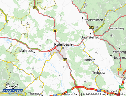 MICHELIN Kulmbach map - ViaMichelin