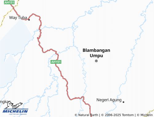 MICHELIN Lembasung map - ViaMichelin