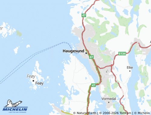 Kaart MICHELIN Vik - ViaMichelin