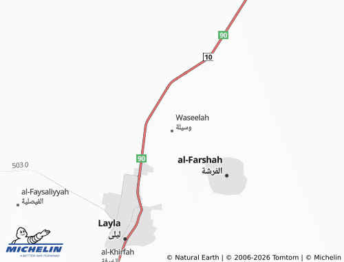 MICHELIN-Landkarte Waseelah - ViaMichelin
