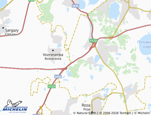 MICHELIN-Landkarte Dzerzhinets SNT - ViaMichelin