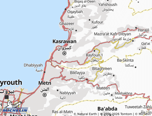 MICHELIN-Landkarte Suhaylah - ViaMichelin