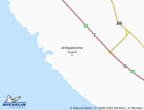 Carte MICHELIN al-Majaeerama - ViaMichelin