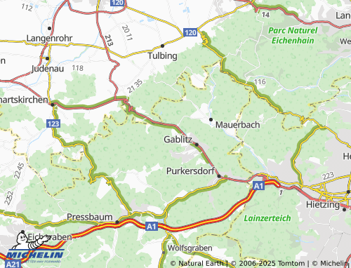 MICHELIN Höbersbach map - ViaMichelin
