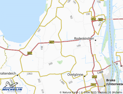 MICHELIN Kötermoor map - ViaMichelin