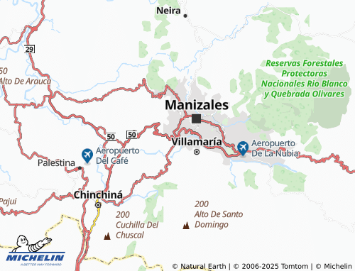 MICHELIN Centenario map - ViaMichelin