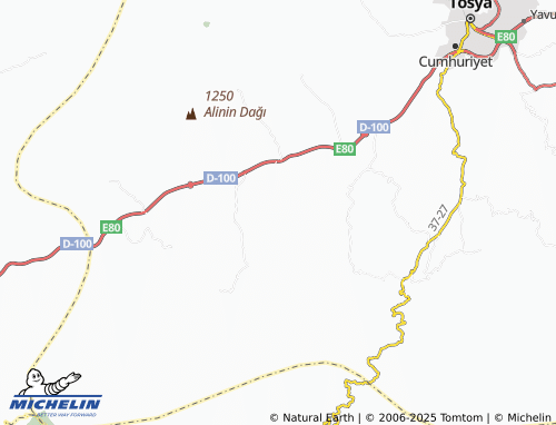 MICHELIN Karabey map - ViaMichelin