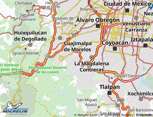 MICHELIN Torres de Potrero map - ViaMichelin