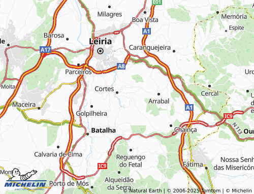 MICHELIN Abadia map - ViaMichelin