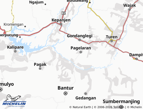MICHELIN-Landkarte Kademangan - ViaMichelin