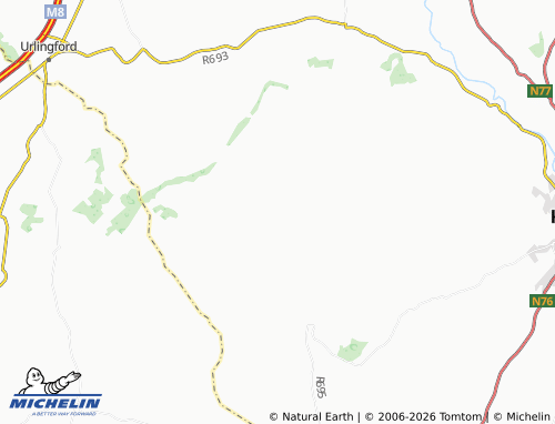 Carte MICHELIN Tullaroan - ViaMichelin