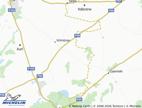 Mapa MICHELIN Akācijas - ViaMichelin