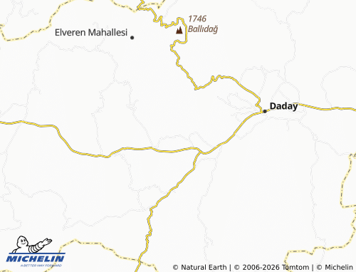 MICHELIN Çömlekçiler map - ViaMichelin