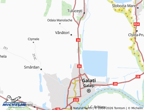 MICHELIN Costiș map - ViaMichelin