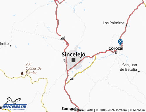 MICHELIN La Lucha map - ViaMichelin