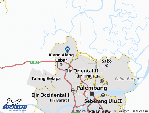MICHELIN-Landkarte Kebun Bunga - ViaMichelin
