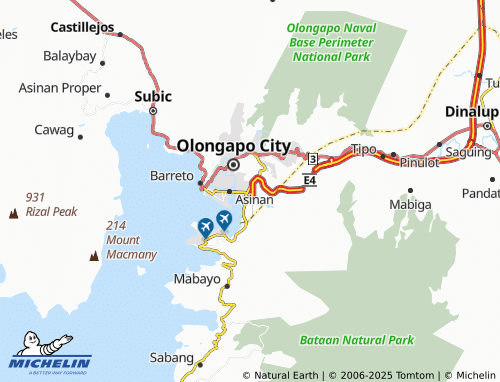 MICHELIN East Tapinac map - ViaMichelin