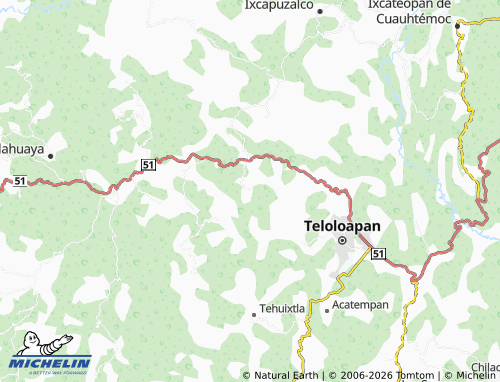 MICHELIN Acatlán de La Cruz map - ViaMichelin