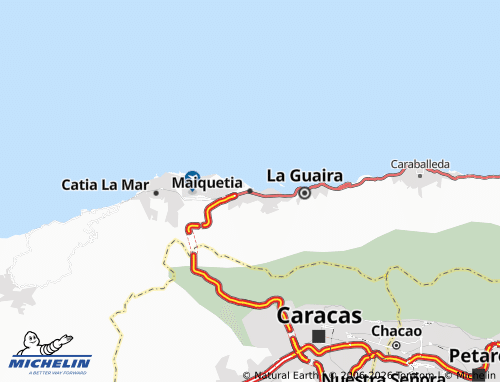 Kaart MICHELIN Maiquetia - ViaMichelin