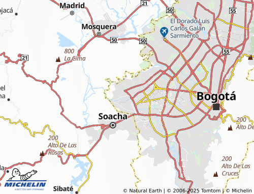 MICHELIN San Pedro Bosa map - ViaMichelin