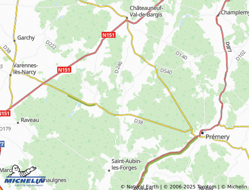 Carte MICHELIN Bas-de-la-Celle - ViaMichelin
