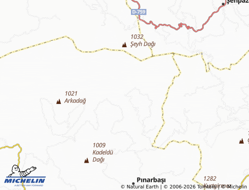 Mappa MICHELIN Kerte - ViaMichelin