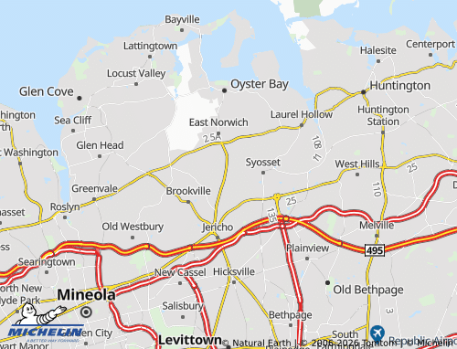 Mapa MICHELIN Muttontown - ViaMichelin