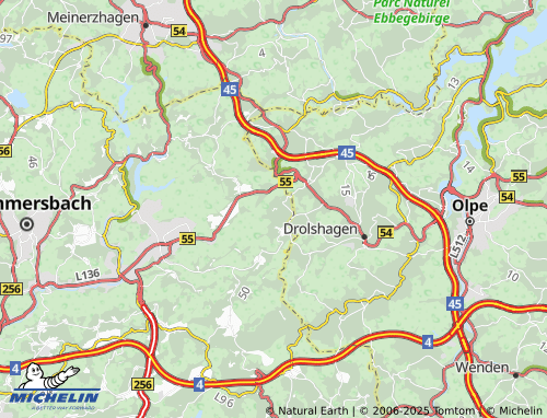MICHELIN Attenbach map - ViaMichelin