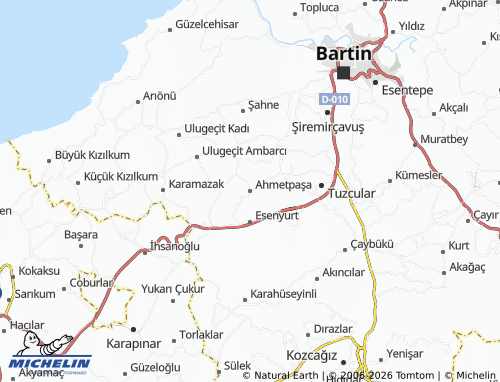 MICHELIN Ahmetpaşa map - ViaMichelin