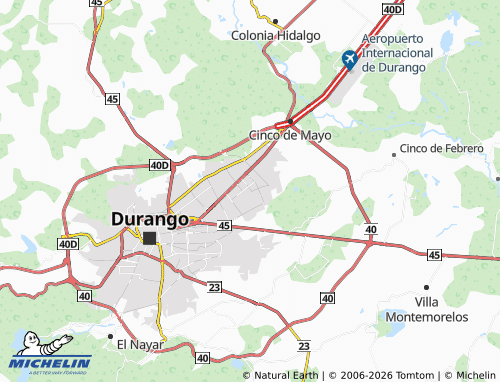 MICHELIN Villas del Carmen map - ViaMichelin