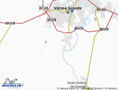 Mapa MICHELIN Treze de Setembro - ViaMichelin