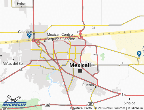 MICHELIN Rústica map - ViaMichelin