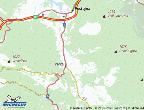 Mapa MICHELIN Slovenska vas - ViaMichelin