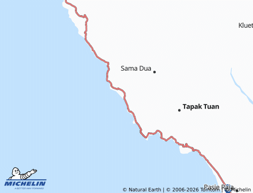 MICHELIN-Landkarte Ujung Kampung - ViaMichelin