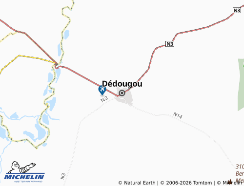 Mapa MICHELIN Dédougou - ViaMichelin