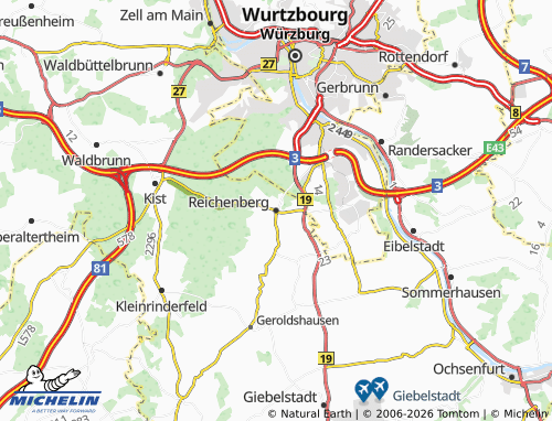 Mappa MICHELIN Reichenberg - ViaMichelin