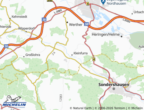Mappa MICHELIN Kleinfurra - ViaMichelin