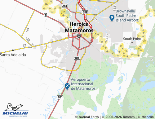 Mapa MICHELIN Central de Abastos - ViaMichelin