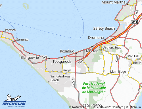 MICHELIN Capel Sound map - ViaMichelin