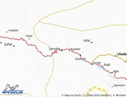 MICHELIN Başkaya map - ViaMichelin