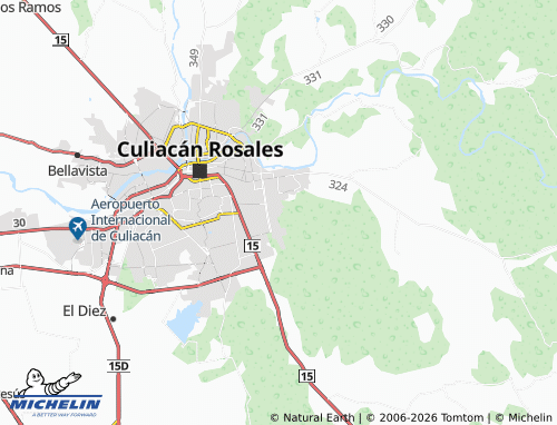 Carte MICHELIN Cascadas - ViaMichelin