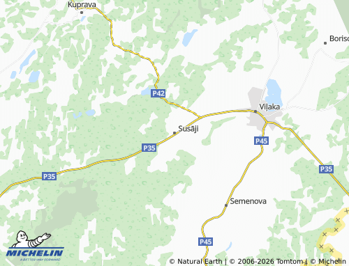 Mapa MICHELIN Susāji - ViaMichelin