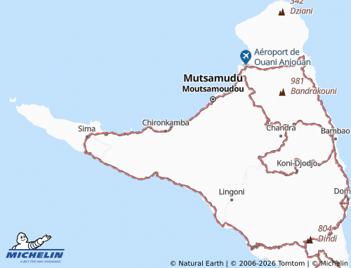 MICHELIN Ankibani map - ViaMichelin