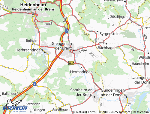 MICHELIN Gerschweiler map - ViaMichelin