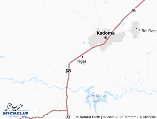 Mappa MICHELIN Ngesi Outlying - ViaMichelin
